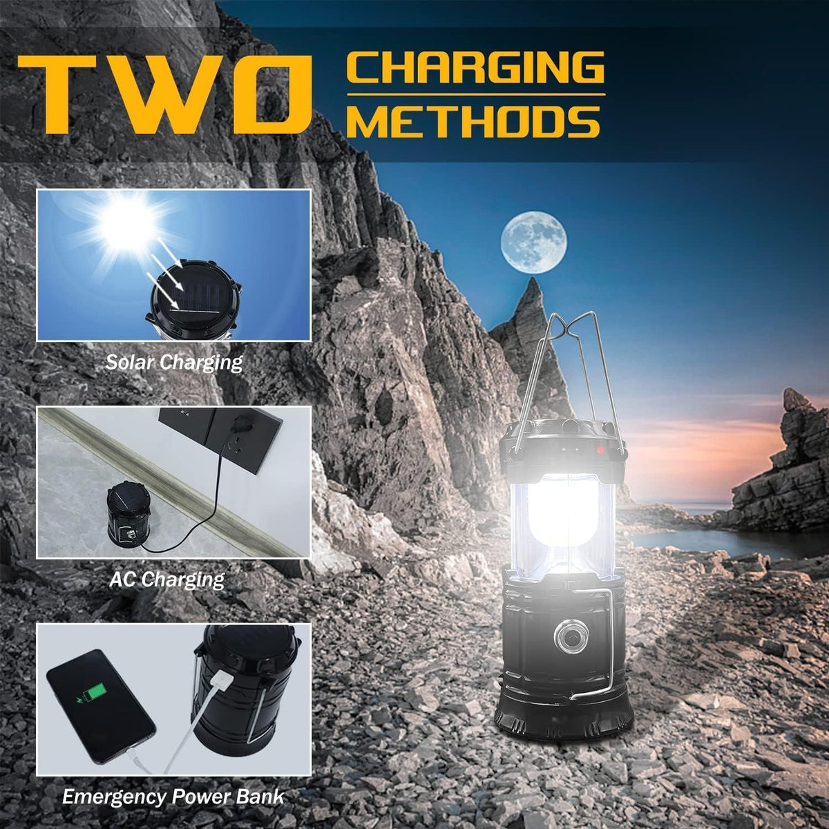⏰Last Day Promotion 50% OFF -Foldable LED Camping Lantern Flashlighth